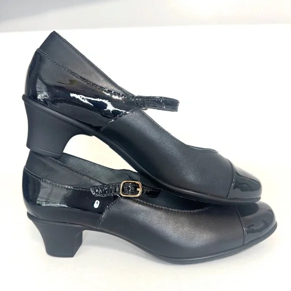 SAS Women's Isabel Mary Jane Heal and Cap Toe/Pumps/Patent Leather/Size 7M - Picture 4 of 8